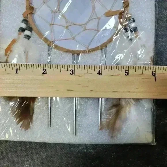 NIP Wind Chime Legend of the Dreamcatcher Dream Catcher w/ Chimes & Feathers - B - Picture 9 of 10